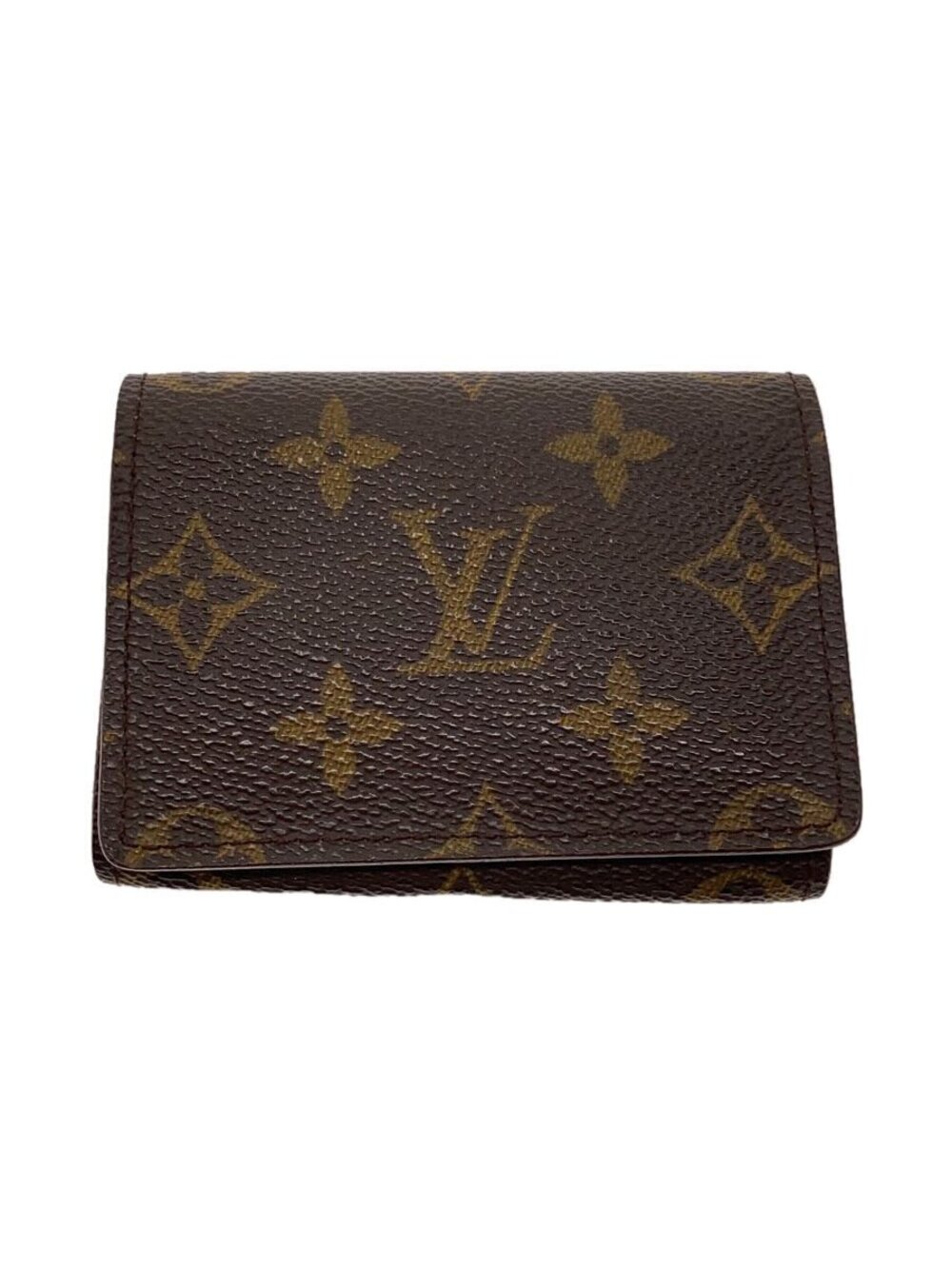 LOUIS VUITTON Card Case Wallet Brown Monogram